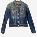 Second-Hand - True Religion Vintage Western Denim Jacket Size M - SwapUp