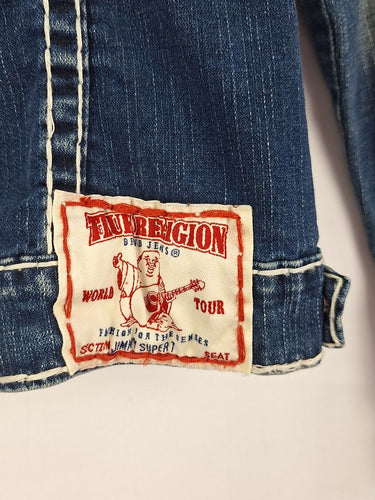 Second-Hand - True Religion Vintage Western Denim Jacket Size M - SwapUp
