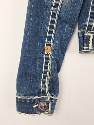 Second-Hand - True Religion Vintage Western Denim Jacket Size M - SwapUp