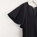 Second-Hand - Country Road Flutter Sleeve Textured Top Size S - SwapUp