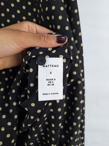 Second-Hand - Matteau Lightweight Muted Sun Spotted Shirt Size 8 - SwapUp