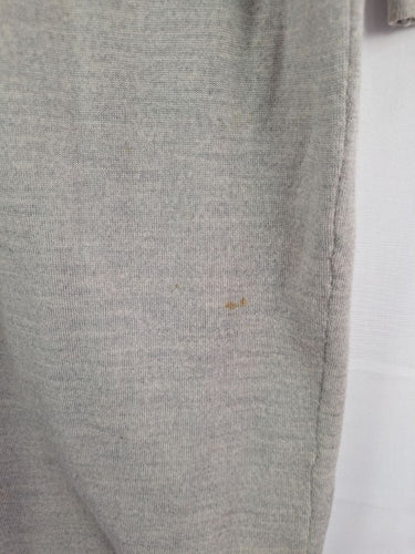 Second-Hand - Country Road Misty Grey Long Line Merino Cardigan Size S - SwapUp