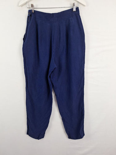 Second-Hand - Assorted Brands Cobalt Blue Tapered Pants Size 12 - SwapUp