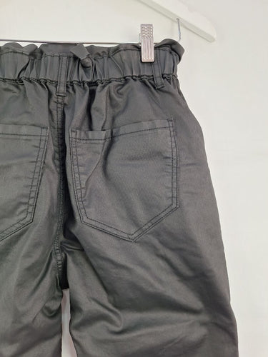 Second-Hand - Decjuba Wet Look Funky Ruched Pants Size 6 - SwapUp