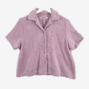 Second-Hand - VENROY Lilac Terry Toweling Top Size XS - SwapUp