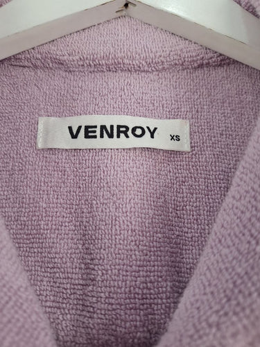 Second-Hand - VENROY Lilac Terry Toweling Top Size XS - SwapUp