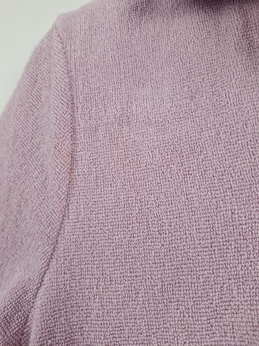 Second-Hand - VENROY Lilac Terry Toweling Top Size XS - SwapUp