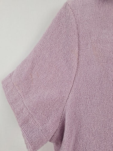 Second-Hand - VENROY Lilac Terry Toweling Top Size XS - SwapUp