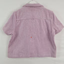 Second-Hand - VENROY Lilac Terry Toweling Top Size XS - SwapUp