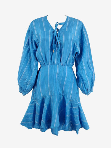 Second-Hand Country Road Linen Silk High Low Midi Dress Size 6 – SwapUp