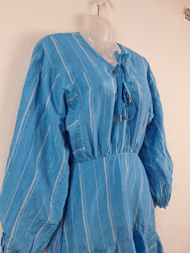 Second-Hand - Country Road Linen Silk High Low Midi Dress Size 6 - SwapUp