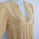 Second-Hand - Bird & Kite Sunshine Gingham V Neck Maxi Dress Size XL - SwapUp