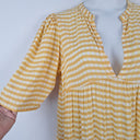 Second-Hand - Bird & Kite Sunshine Gingham V Neck Maxi Dress Size XL - SwapUp
