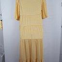 Second-Hand - Bird & Kite Sunshine Gingham V Neck Maxi Dress Size XL - SwapUp
