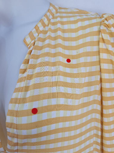 Second-Hand - Bird & Kite Sunshine Gingham V Neck Maxi Dress Size XL - SwapUp