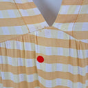 Second-Hand - Bird & Kite Sunshine Gingham V Neck Maxi Dress Size XL - SwapUp