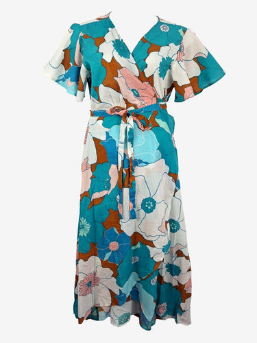 Holiday Blooming Summer Wrap Dress Size XL