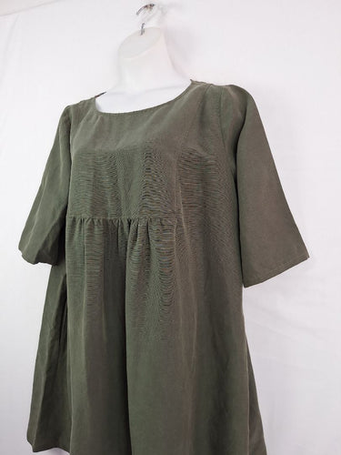 Second-Hand - Pekho Forrest Green Shift Dress Size S - SwapUp