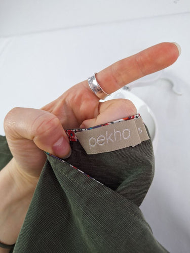 Second-Hand - Pekho Forrest Green Shift Dress Size S - SwapUp