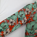 Second-Hand - Alessi Frill Neck Hibiscus Maxi Dress Size XL - SwapUp