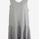Second-Hand - Assorted Brands Drop Waist Navy Stripe Mini Dress Size XXL - SwapUp