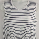 Second-Hand - Assorted Brands Drop Waist Navy Stripe Mini Dress Size XXL - SwapUp