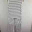 Second-Hand - Assorted Brands Drop Waist Navy Stripe Mini Dress Size XXL - SwapUp