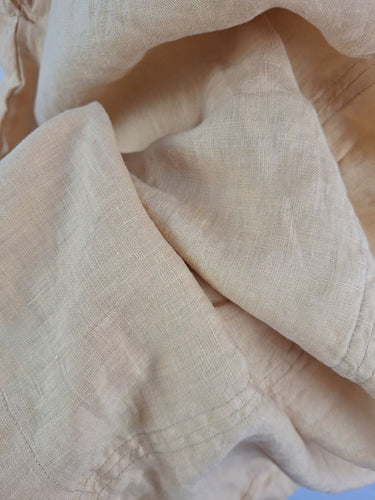 Second-Hand - Frockk Muted Sunshine Linen Mini Dress Size XL - SwapUp