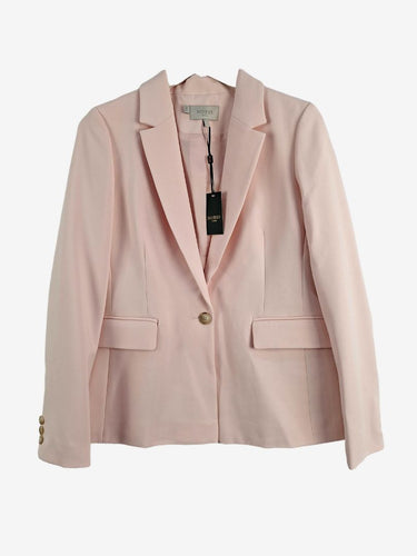 Hobbs Icy Pink Single Button Blazer Size 12