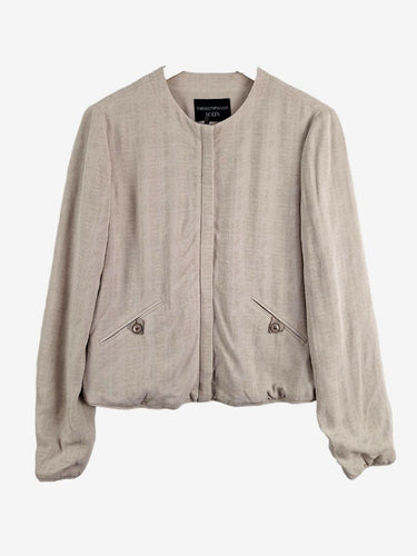 Emporio Armani Icon Soft Ginger Jacket Size 12