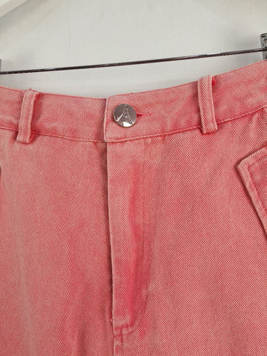 Second-Hand - Maniere de Voir Bubblegum Pink Cargo Style Jeans Size 6 - SwapUp