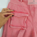 Second-Hand - Maniere de Voir Bubblegum Pink Cargo Style Jeans Size 6 - SwapUp