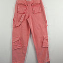 Second-Hand - Maniere de Voir Bubblegum Pink Cargo Style Jeans Size 6 - SwapUp