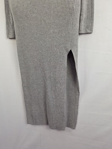 Second-Hand - Majorelle Scallop Edge Ribbed Cold Shoulder Dress Size S - SwapUp