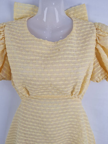 Second-Hand - Sister Jane Buttercup Bow Detail Mini Dress Size M - SwapUp