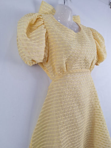 Second-Hand - Sister Jane Buttercup Bow Detail Mini Dress Size M - SwapUp