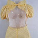 Second-Hand - Sister Jane Buttercup Bow Detail Mini Dress Size M - SwapUp