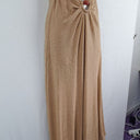 Second-Hand - Significant Other Gold Cross Bodice Cut Out Dress Size 8 - SwapUp