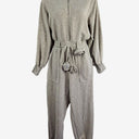 Second-Hand - For Love & Lemons Grey Rose Lounge Jumpsuit Size S - SwapUp