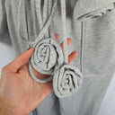 Second-Hand - For Love & Lemons Grey Rose Lounge Jumpsuit Size S - SwapUp