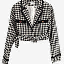 Second-Hand - Lovers and Friends Houndstooth Cropped Blazer Style Jacket Size S - SwapUp