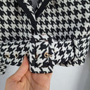 Second-Hand - Lovers and Friends Houndstooth Cropped Blazer Style Jacket Size S - SwapUp