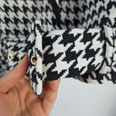 Second-Hand - Lovers and Friends Houndstooth Cropped Blazer Style Jacket Size S - SwapUp