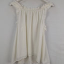 Second-Hand - Saba Crisp White Frill Summer Top Size 14 - SwapUp