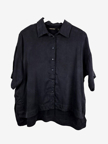 Country Road Midnight Blue Button Up Shirt Size 12