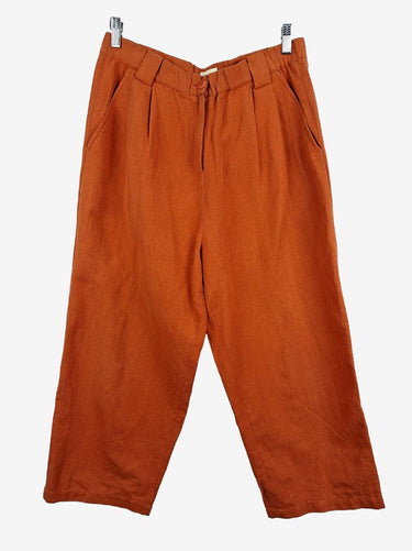 Gorman Orange Clay Linen Blend Pants Size 12