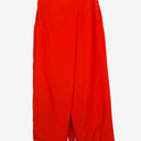 Second-Hand - French Connection Blood Orange Cross Over Wrap Skirt Size 12 - SwapUp