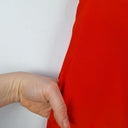 Second-Hand - French Connection Blood Orange Cross Over Wrap Skirt Size 12 - SwapUp