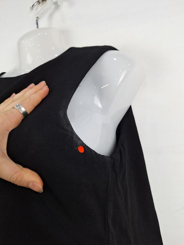 Second-Hand - Cue Bubble Bodice Black Midi Playsuit Size 14 - SwapUp