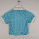 Second-Hand - Adidas Sky Blue Satin Feel Jersey Top Size XS - SwapUp
